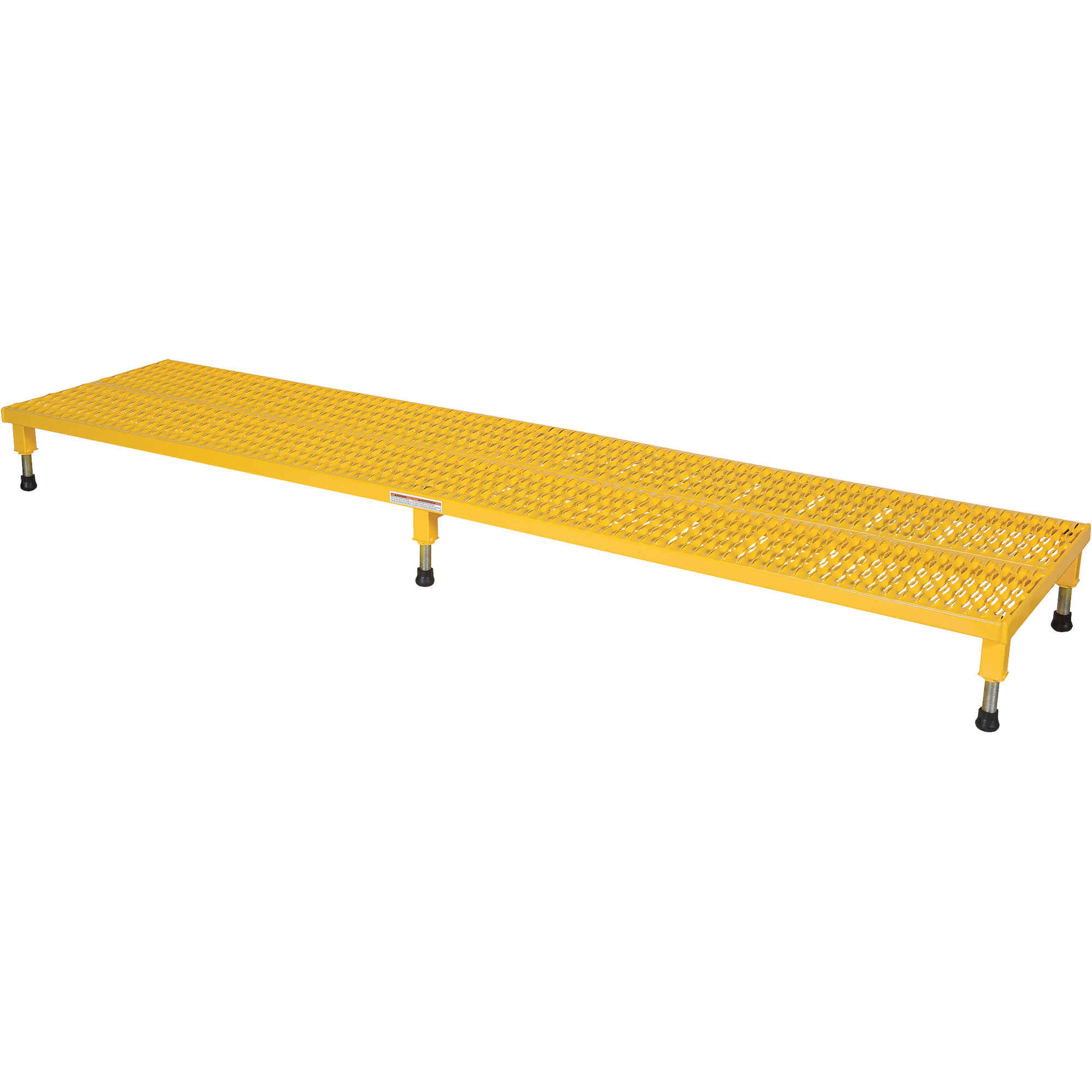 Vestil, Steel Adjustable Work-Mate Stand 97 In. x 23-1/2 In. x 6-3/4 In. 500 Lb. Capacity Yellow, Model# AHW-L-2496
